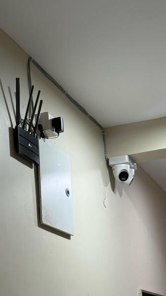 CCTV cameras and Wi-Fi router at Radiance Residency for security